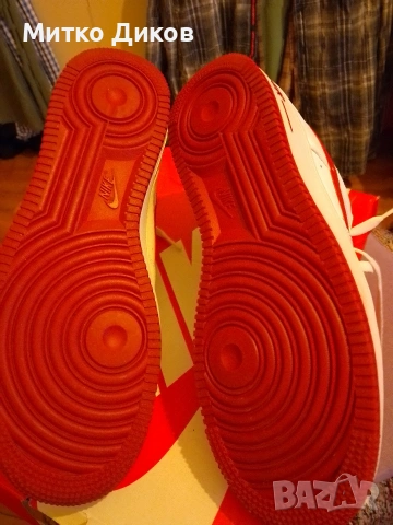 Nike Air Force 1 US 9.5 UK 8.5 #43 275 мм маркови нови маратонки естест.кожа, снимка 4 - Маратонки - 53525310