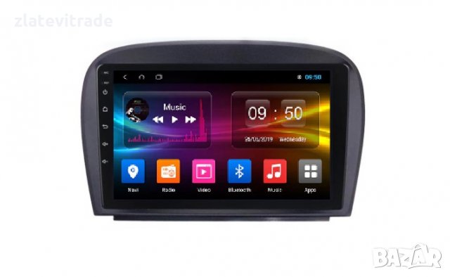 MERCEDES SL R230 SL350 SL500 SL55 SL600 SL65 Андроид Навигация 9", 9209, снимка 6 - Навигация за кола - 33402734