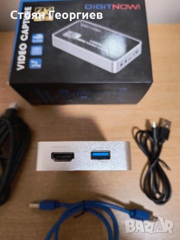 4K HDMI карта за видеозаснемане, USB 3.0 с микрофон и слушалки, HDMI изход, 4k 60Hz видеорекордер, снимка 2 - Друга електроника - 52422916
