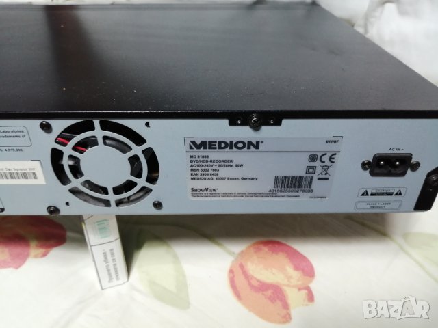 2 бр.Medion(DVD+HDD Rekorder-tuner и BluRay player), снимка 5 - Плейъри, домашно кино, прожектори - 32220303