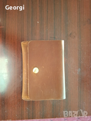 Мек ръчно изработен портфейл от естествена телешка кожа., снимка 5 - Портфейли, портмонета - 52856024