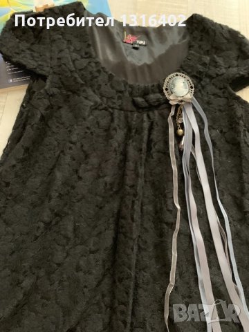 Къса черна рокля,р-р S, снимка 5 - Рокли - 23863052