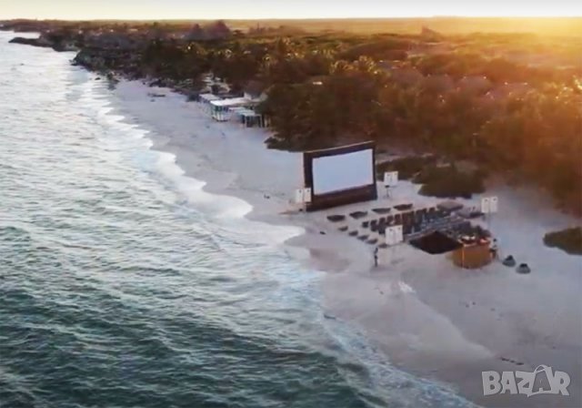 Нов Надуваем екран 420x250 см за проектор за външна употреба 162", 16:9, снимка 12 - Стойки, 3D очила, аксесоари - 32764713