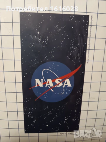 Нова голяма плажна кърпа НАСА. Размери 75 см./ 150 см. , снимка 2 - Хавлиени кърпи - 51045705