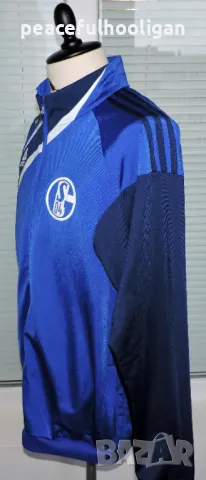 FC Schalke 04 Сезон 2010-2011 Оригинално футболно горнище размер Л-XL (42-44UK по етикет), снимка 13 - Спортни дрехи, екипи - 49740204