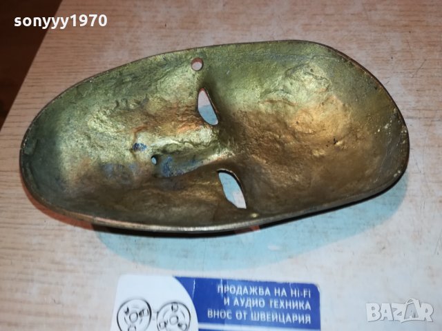 МАСКА МАСИВНА-МЕД МЕСИНГ ОТ ФРАНЦИЯ 1112212027, снимка 14 - Антикварни и старинни предмети - 35108264