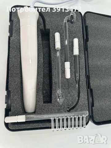 Високочестотен уред за лице с 6 неонови и аргонови пръчици Укрепва кожата, снимка 4 - Други стоки за дома - 53263518