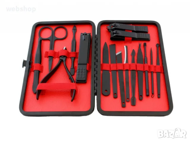 Професионален козметичен несесер 15в1 за маникюр и педикюр, снимка 1