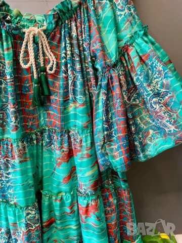 къса бохо рокля , снимка 3 - Рокли - 50876232