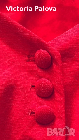 Скъпо сако HELENE STRAẞER лен 40%, вискоза 60%, снимка 10 - Сака - 51453177