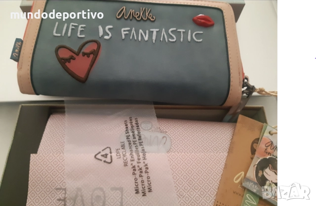 Anekke дамски портфейл / кожено портмоне Анеке - Испания, снимка 7 - Портфейли, портмонета - 52131684