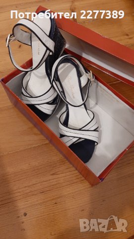 Дамски сандали бели, снимка 10 - Сандали - 40776277