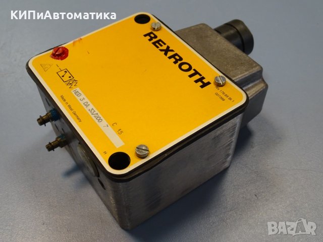 пресостат за налягяне Rexroth HED 3 OA 33/200 Bourdon tube pressure switch, снимка 2 - Резервни части за машини - 37720198