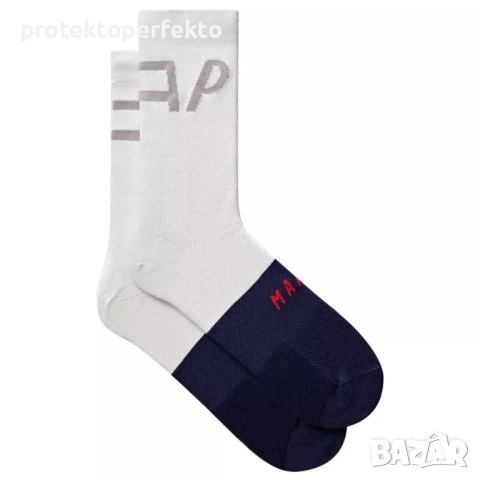 Чорапи за колоездене MAAP - бели, снимка 1 - Велосипеди - 43506648