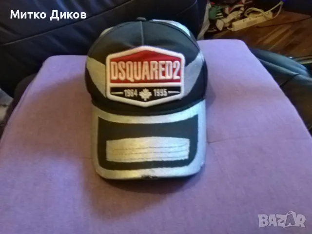 Шапка DSQUARED2 №3 бейзболна регулируема памук оригинална