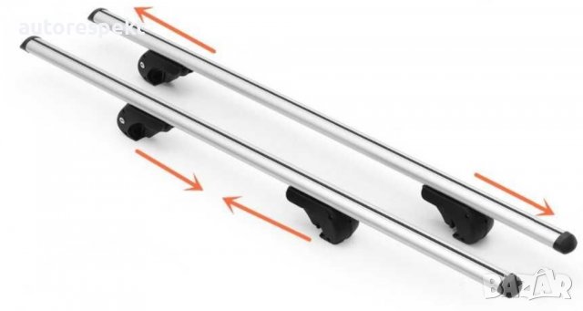 Напречни греди 135 см. Универсален багажник. Заключване на четирите апарата !!!, снимка 4 - Аксесоари и консумативи - 39948748