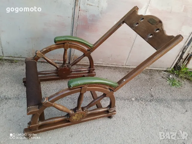 ПРОДАДЕН Стол, кресло, фотьойл, донесен от USA, LIMITED EDITIONS, OLD TEXAS CHAIR, УНИКАТ, снимка 7 - Столове - 50076891