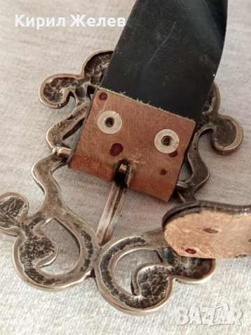 Дамски кожен колан с красива катарама тока 31123, снимка 5 - Колани - 51858914