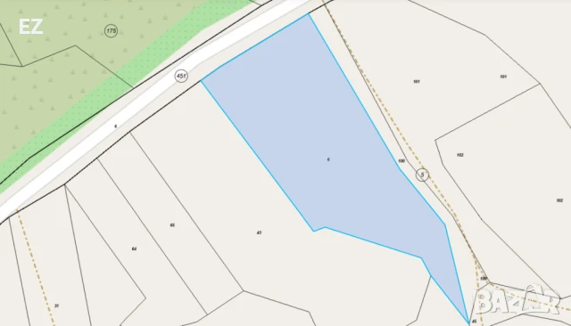 🏡 Продава се място с вила в местността Ляшница, гр. Петрич 🌿, снимка 3 - Земеделска земя - 51239124