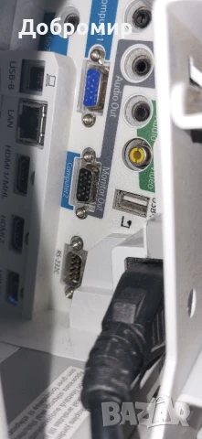 Ултракъсофокусен проектор Epson EB-675W + Стойка за стена, снимка 7 - Стойки, 3D очила, аксесоари - 50996325