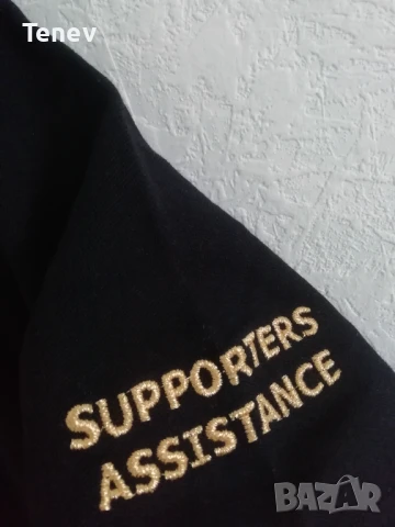 AC Milan Adidas 2XL памучна оригинална поло черна тениска Милан Supporters XXL , снимка 5 - Тениски - 50569795