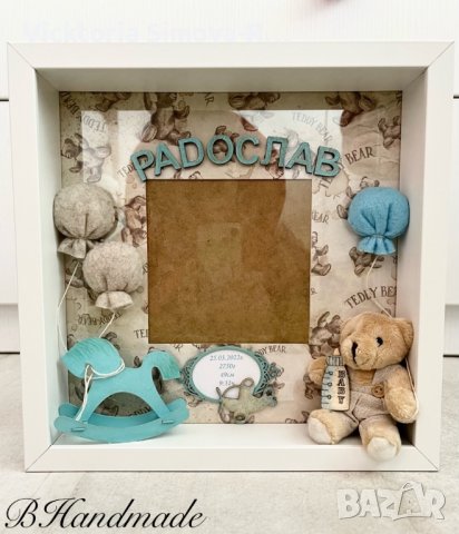 3D рамка за снимки, декорация за бебешка/детска стая - тип визитка, снимка 16 - Декорация за дома - 27168647