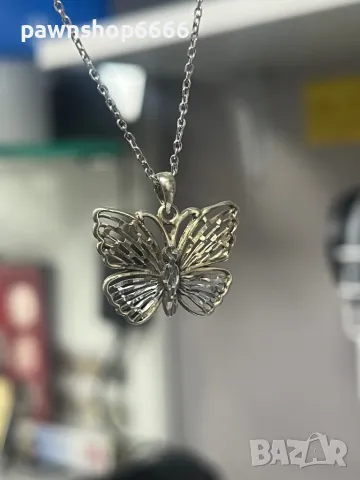 Сребърно колие 925, снимка 3 - Колиета, медальони, синджири - 49914798