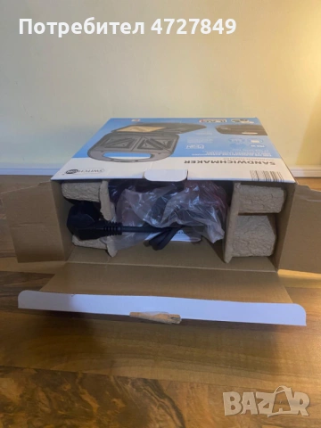 Спешно! 2 броя сандвич тостера – Switch On (НОВ) и Silver Crest (Употребяван), снимка 2 - Други - 53394915