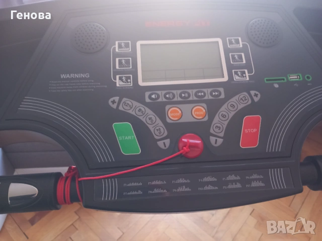 Бягаща пътека с автоматичен наклон Energy Fit MT10A,Максимална скорост 12 км/ч,, снимка 3 - Други спортове - 53178229