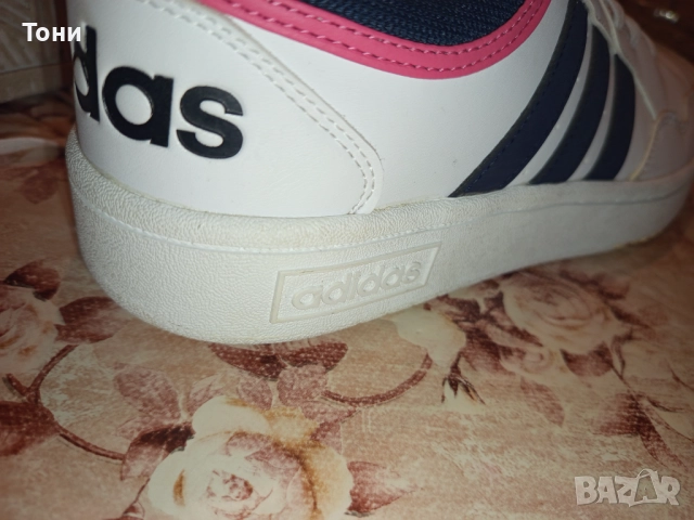 ADIDAS Оригинал Нови Дамски Кожени Маратонки 40, снимка 11 - Маратонки - 52860731