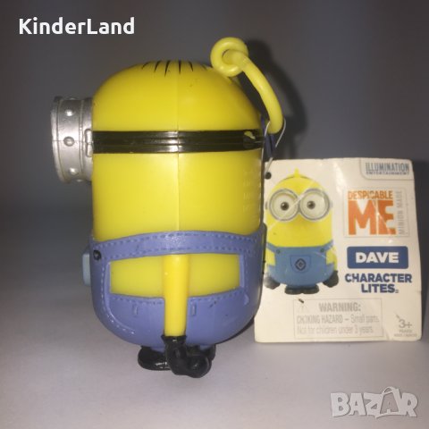 Екшън фигура- фенерче Despicable Me Minion Dave Figure Character Lite NiteLite Flashlite Toy - K73-6, снимка 3 - Фигурки - 35083363