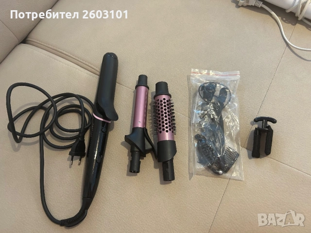 Преса за изправяне и маша за къдрене на коса Phillips , снимка 2 - Преси за коса - 53145454