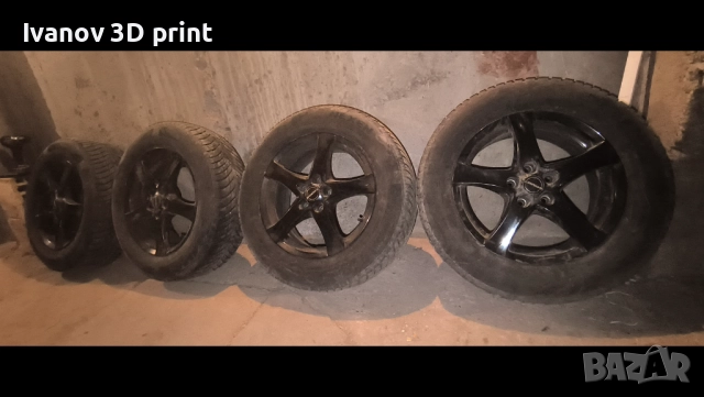 17" 5x114.3 Джанти Borbet с гуми nexen, снимка 2 - Гуми и джанти - 52095804