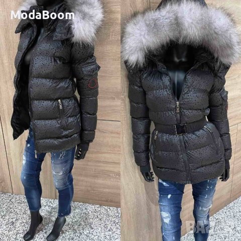 🤩Moncler маркови дамски стилни червени, бели и черни зимни якета Монклер🤩, снимка 6 - Якета - 43178616