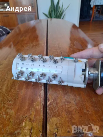 Стар Галетен превключвател,шалтер, снимка 3 - Други ценни предмети - 47970892