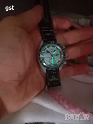 Omega Swatch Mission to Moon Moons Speedmaster часовник Хронограф Копие, снимка 3 - Мъжки - 49648926