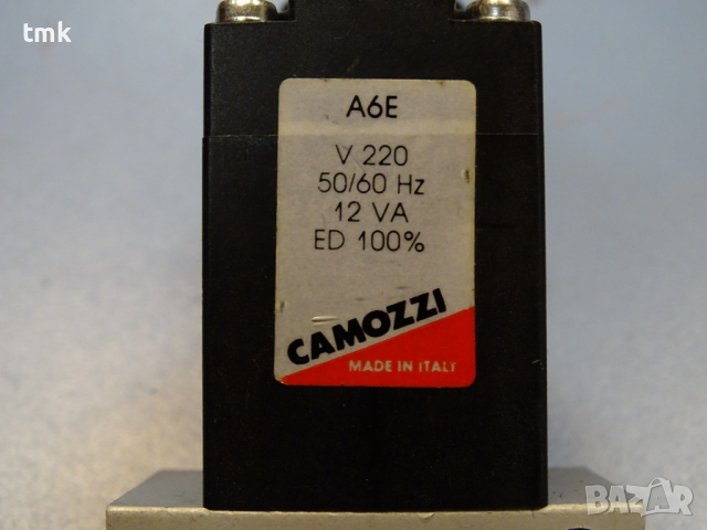 пневматичен разпределител CAMOZZI 623-15G solenoid valve 220V 50Hz, снимка 5 - Резервни части за машини - 36519756