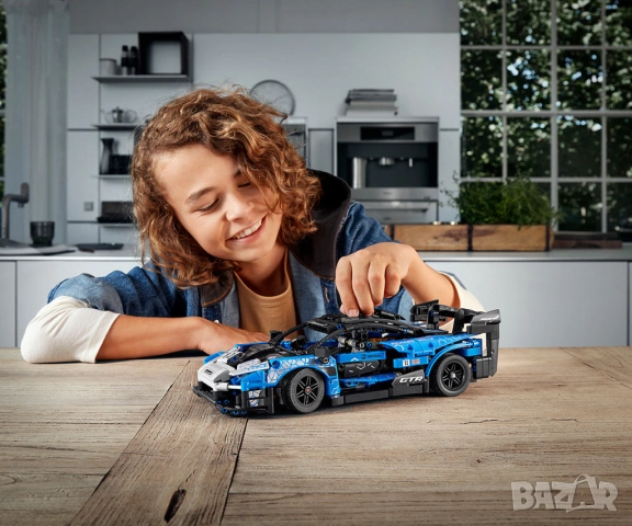 Чисто НОВО Technic 42123 - McLaren Senna GTR, снимка 6 - Конструктори - 53126379