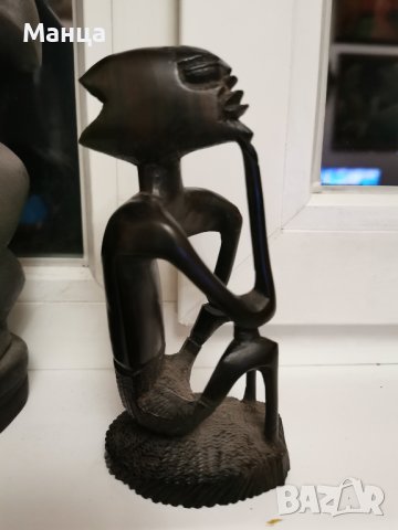 Абаносова Африканска статуетка, снимка 2 - Статуетки - 38708086