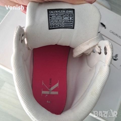 Кецове Calvin Klein  ест.кожа , снимка 7 - Кецове - 51642660