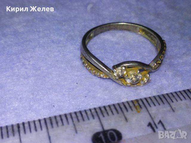 ВЕЛИКОЛЕПЕН СТАР СРЕБЪРЕН СКЪПОЦЕНЕН АРТ НУВО ПРЪСТЕН ВИСОКА ПРОБА СРЕБРО МАЙСТОРКА ИЗРАБОТКА 40546, снимка 12 - Антикварни и старинни предмети - 43318135