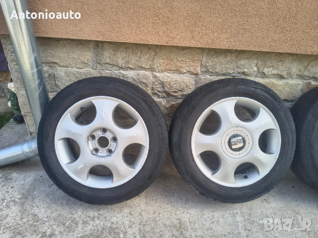 5х112 - 16 цола Seat Alhambra 5x112 Сеат Алхамбра 5 x 112 гуми 195 60 16C, снимка 5 - Гуми и джанти - 51666707