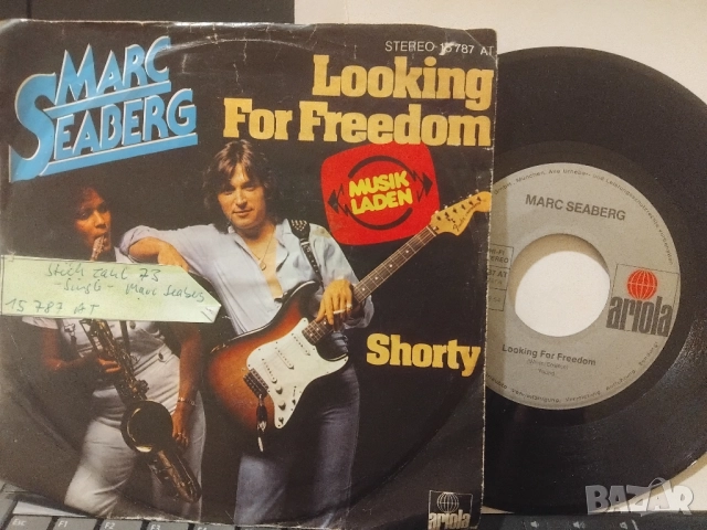 Marc Seaberg ‎– Looking For Freedom - малка грамофонна плоча