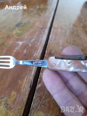 Стар джобен нож,ножче,ножка #124, снимка 6 - Други ценни предмети - 51253393