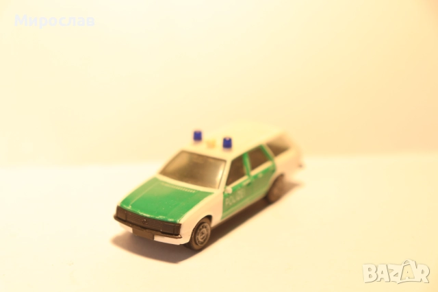 HERPA 1/87 H0 OPEL REKORD POLICE ПОЛИЦИЯ КОЛИЧКА МОДЕЛ, снимка 3 - Колекции - 52722278