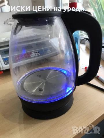 Стъклена кана Tectro бяла, снимка 9 - Кани - 51294634