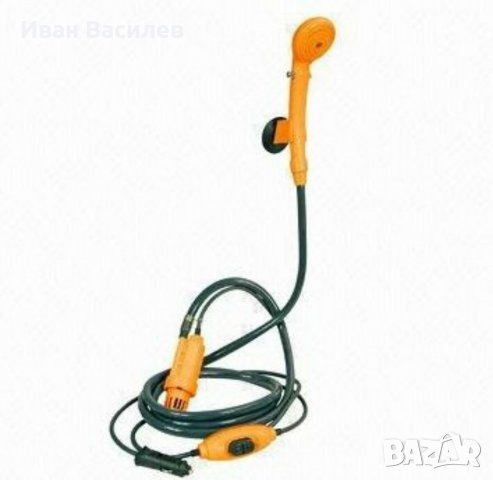 Къмпинг душ на 12v,кепмер,лека кола,тир,камион,палатка,риболов,лов,баня, снимка 2 - Къмпинг мебели - 36722552