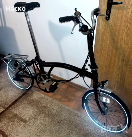 Сгъваем велосипед Brompton, снимка 2 - Велосипеди - 51867942