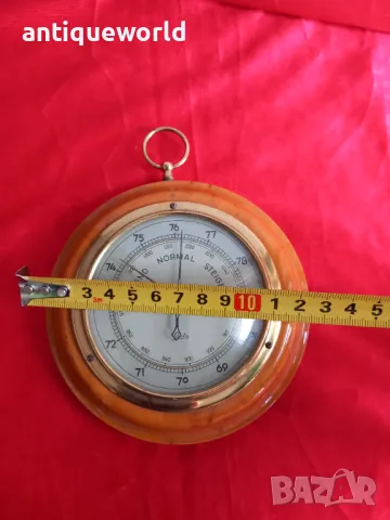 Scholz Стар Морски  БАРОМЕТЪР, снимка 7 - Антикварни и старинни предмети - 48422755