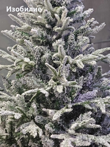 Изкуствена елха K r i n g Melbourne,  Цялата заснежена с метална стойка., снимка 7 - Декорация за дома - 52349540